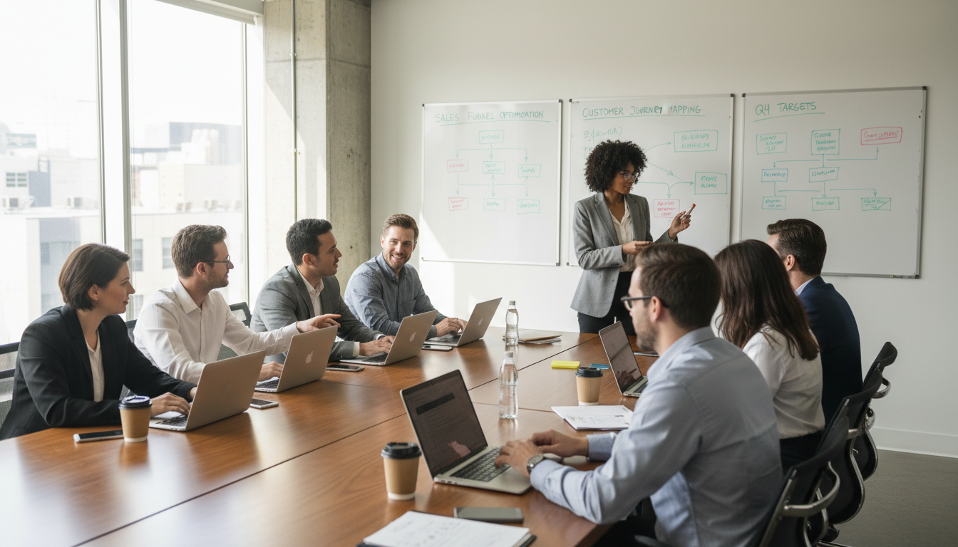 découvrez notre formation essentielle pour dynamiser l'efficacité commerciale de vos équipes et booster vos résultats grâce à des méthodes éprouvées et des outils adaptés.